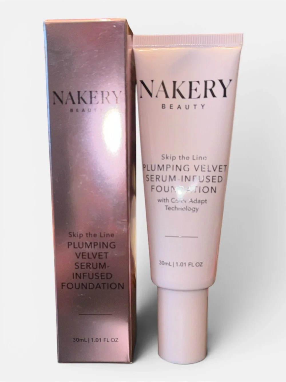 Nakery Plumping Velvet Serum-Infused Foundation - Medium Deep